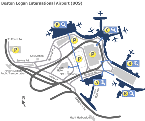 “bos airport map”的图片搜索结果